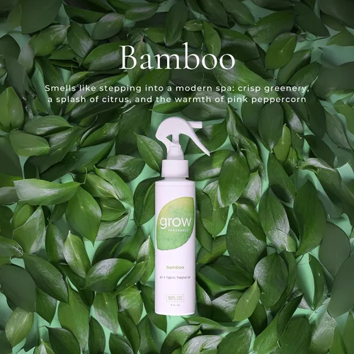 Vista 6 de Grow Fragrance Spray ambientador perfumado para tela y habitación, certificado no tóxico, aceites esenciales 100% a base de plantas, 5 onzas