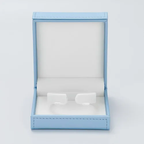 Vista 6 de Oirlv Caja de regalo de pulsera preciosa azul para boda, Navidad, cumpleaños, caja de regalo para mujeres y niñas, caja de regalo de joyería