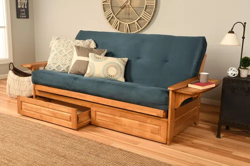 Vista 15 de Kodiak Furniture - Juego de futón, blanco, Madera Tela, Canadá