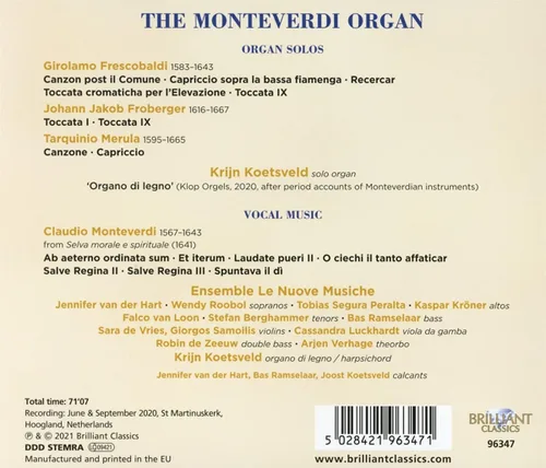 Vista 2 de Monteverdi Organ