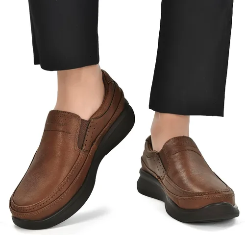 Vista 5 de Mocasines sin cordones para hombre, zapatos casuales para caminar, cómodos y ligeros para oficina, conducción y viajes