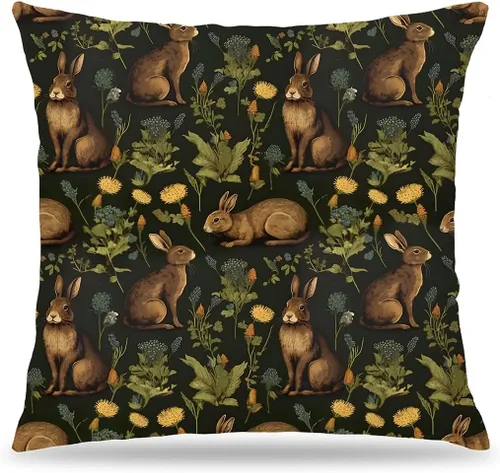 Vista 52 de Fundas de Almohada Gótica de Polilla y Mariposa 18x18, Fundas de Almohada Celestial de Luna de Academia Oscura para Sofá, Decoración Gótica