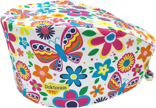 Vista 32 de Print Scrub Caps - Sombrero perfecto para enfermeras, médicos y EMTs..