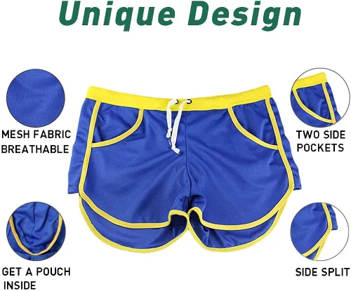 Vista 5 de Rexcyril - Pantalones cortos deportivos para hombre