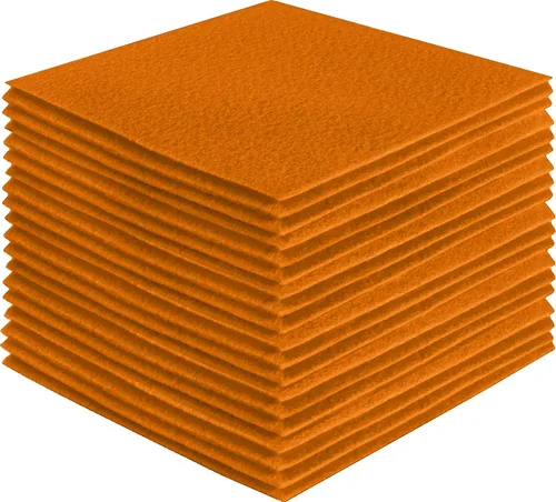 Vista 227 de FabricLA Hojas de fieltro acrílico para manualidades, cuadrados de fieltro precortados suaves de 4 x 4 pulgadas (3.9 in x 3.9 in), utiliza hojas