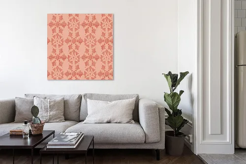 Vista 4 de Jaxson Rea "Vintage Petals Pattern VB Gallery Wrapped Canvas by Katie Pertiet, 12" x 12