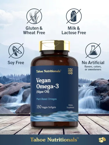 Vista 5 de Carlyle Suplemento vegano Omega 3 150 cápsulas blandas de aceite