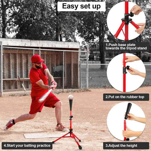 Vista 38 de 7'x7' Baseball Softball Practice Net with Strike Zone Target