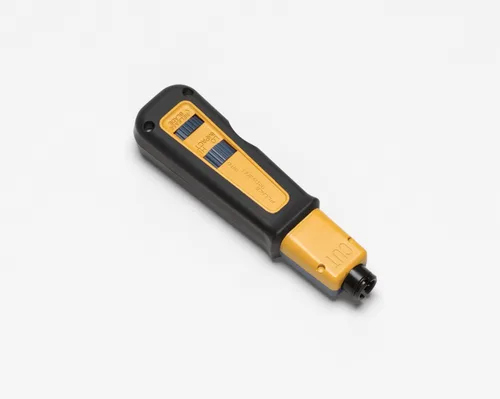 Vista 2 de Fluke Networks 10061810 D914S Herramienta de Impacto Punch Down con Cuchilla de Corte EverSharp 66/110, amarillo, azul, negro