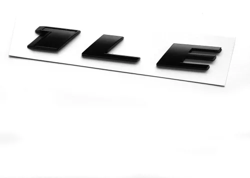 Vista 2 de Yoaoo 1 letra de emblema OEM 1LE para parte trasera compatible con puerta Zl1 1LE 1LE 1LE, color negro mate