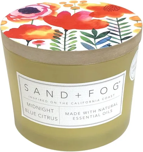 Vista 64 de Sand + Fog Vela perfumada - Chai – Aromas adicionales y tamaños – Mecha 100% de algodón sin plomo - Velas de lujo en frasco para refrescar el aire