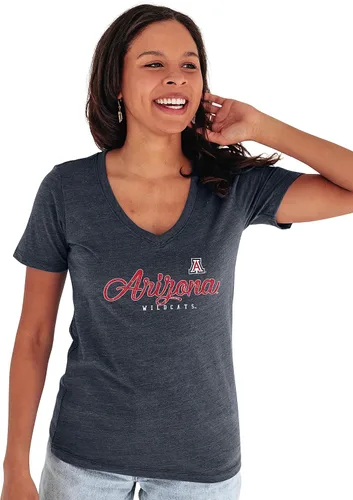 Vista 32 de Blue 84 NCAA - Camiseta de triple mezcla con cuello en V para mujer