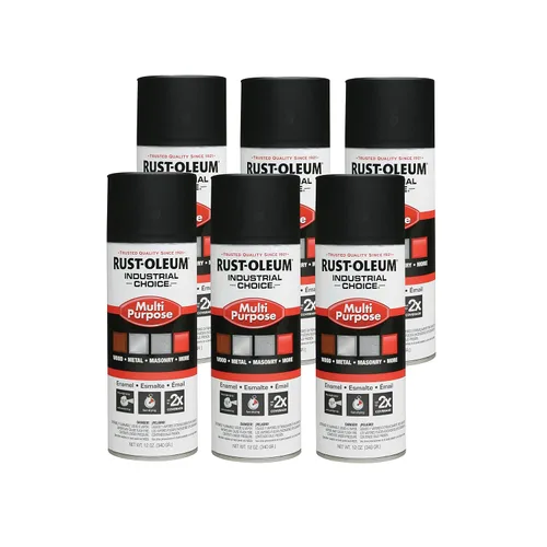 Vista 23 de Aerosol de esmalte Rust-Oleum para uso general; envase de 16 onzas líquidas; lata de aerosol, almendra, 6