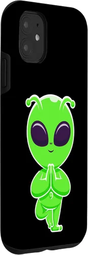 Vista 12 de iPhone 13 Pro Max Namaste Alien Respect gift Case