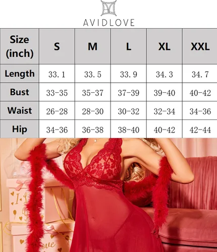 Vista 7 de Halter Avidlove,Babydoll de encaje con tirantes. Lencería Halter
