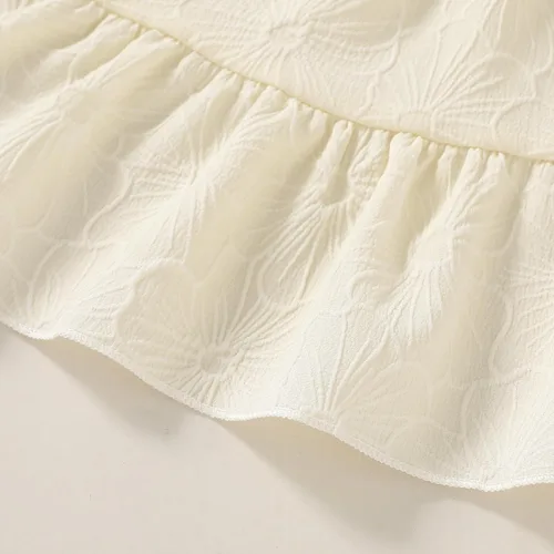 Vista 6 de YOUNGER TREE - Vestido de verano para bebé o niña pequeña, con mangas con volantes, halter, casual, para la playa, vestido de verano para niños