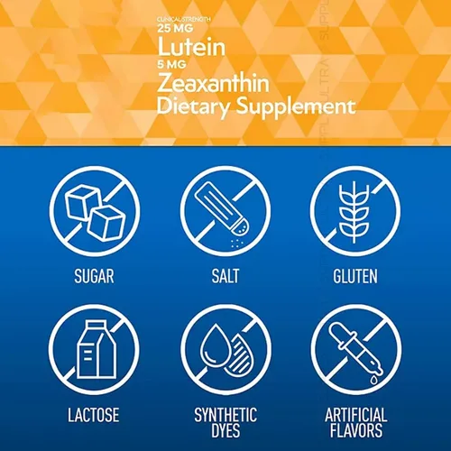 Vista 7 de Miembros Mark Lutein con zeaxantina, 25 mg y 5 mg, (150 unidades) - Apoya la salud ocular y la visión, protección de luz azul, verificado por USP