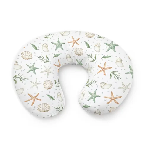 Vista 12 de Funda de almohada de lactancia con diseño de castillo de arena, diseño de cangrejo de playa, diseño de castillo de arena, unisex, extraíble
