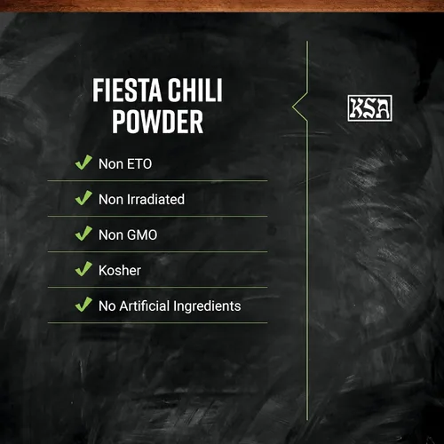 Vista 2 de Frontier - Mezcla de chile en polvo, Fiesta, bolsa de 16 onzas