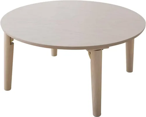 Vista 16 de EMOOR Mesa auxiliar plegable de madera rectangular mediana (17.7 x 31.5 pulgadas), gris claro, mesa baja para sentarse en el suelo, espacio pequeño