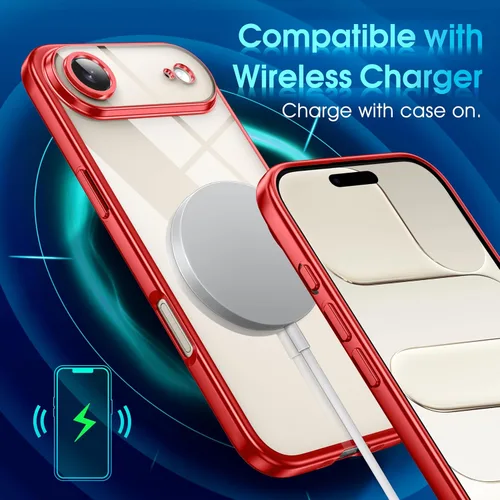Vista 939 de Supdeal Funda cristalina transparente para iPhone 11, [No se amarillea] [Protección de la cámara] [Probado contra caídas de grado militar] Funda