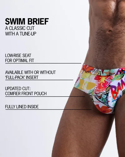 Vista 115 de Bang Men's Swimwear - Swim Brief - Premium Swimsuit w/Removable Pouch