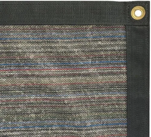 Vista 9 de Mytee Products Lona de malla multicolor de 6 x 8 pies 50% para exteriores con ojales, lonas de malla recubiertas de PVC resistente de 10 onzas