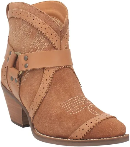 Vista 2 de Dingo Botines de goma para mujer, estilo casual, color marrón