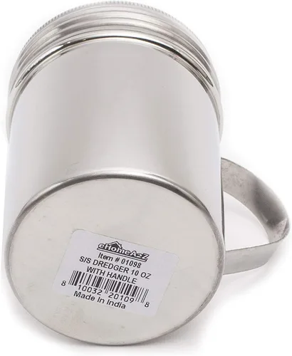 Vista 8 de Espolvoreador de Acero Inoxidable Ideal para Sal, Especias, Azúcar, Harina (1, 10 oz)