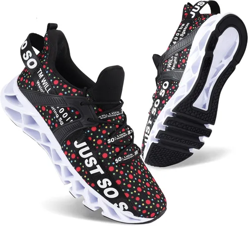 Vista 7 de Tenis antideslizantes para mujeres, tenis a la moda para correr
