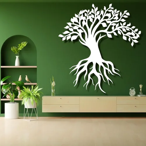 Vista 7 de Decoración de pared de árbol de la vida, árbol de la vida, árbol de la vida, decoración de pared de árbol de metal grande, regalo de inauguración