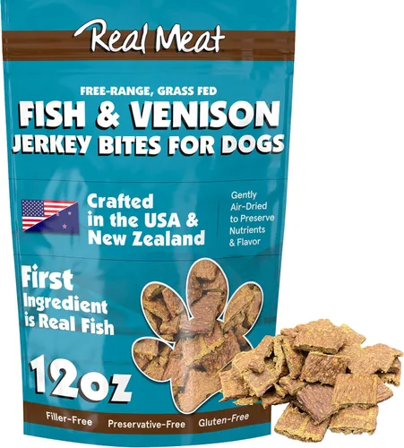 Vista 19 de Golosinas de carne real para perros - Bolsa de 12oz de tiras de carne de res aire-secas para perros de tamaño bocado - Golosinas de carne