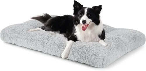 Vista 15 de JOEJOY - Almohadilla para cama para perro, cama de lujo lavable para perros, almohadilla suave antideslizante para perros pequeños, 23 x 18 Beige