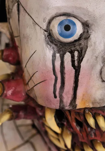 Vista 4 de Fun Costumes Máscara poseída para adultos, máscaras inmortales estándar