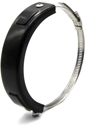 Vista 5 de x xotic tech Protector de escape, redondo ovalado 3.937 in-6.299 in para motocicleta de carreras de bicicletas