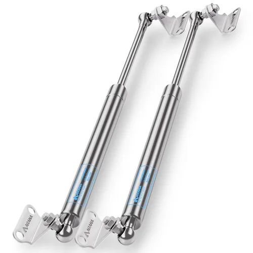 Vista 11 de ARANA - Puntales de gas de 15 pulgadas, 4.5 kg con soportes, 38 cm, 45 N, resorte de amortiguador de gas hidráulico para caja de escotilla de barco