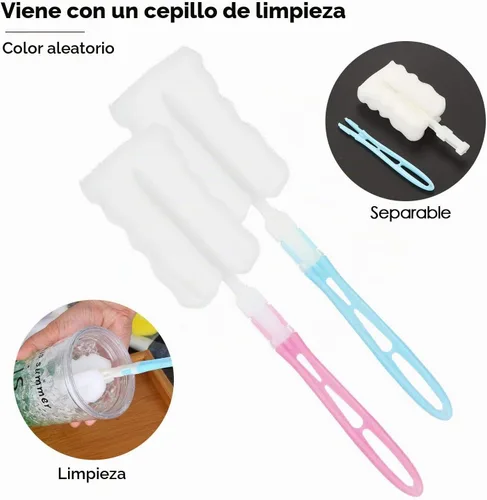 Vista 5 de Botella exprimidora de condimentos para salsas de boca ancha, botellas de plástico para condimentos, pintura, salsa de tomate, mostaza, aceite