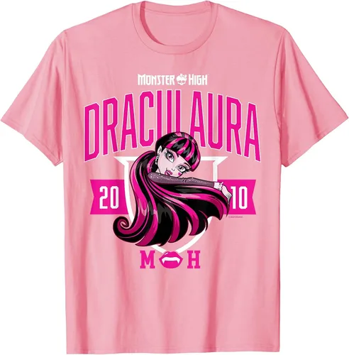 Vista 34 de Monster High -Camiseta Colegiada Draculaura Gris asfalto