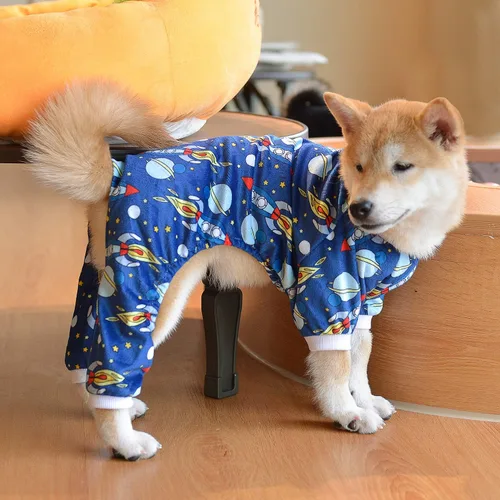 Vista 2 de CuteBone Dog - Ropa par mascotas. Atuendos suaves para cachorros. Pijamas y mamelucos para mascotas. rocket