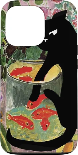 Vista 10 de Matisse's Goldfish and A Cat Case for iPhone 17