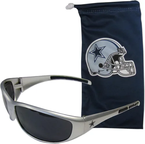 Vista 14 de Siskiyou NFL Unisex Wrap Sunglasses and Bag Set