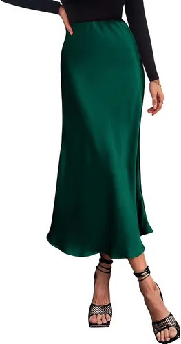 Vista 13 de BTFBM Faldas largas para mujer, trajes de otoño 2026 Azul marino