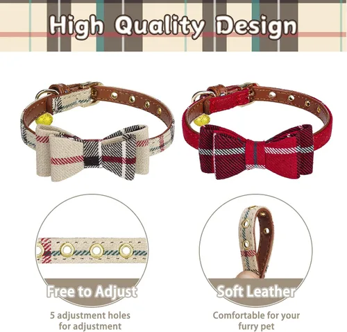 Vista 5 de PUPTECK Arnés de malla suave para perro con 2 collares – Chaleco acolchado cómodo para mascotas, arnés sin tirones, collar de perro pequeño a