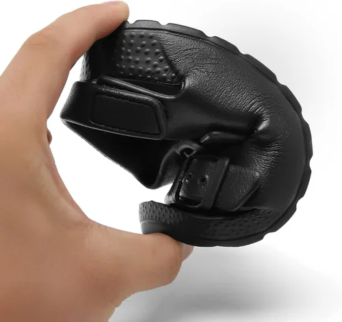 Vista 6 de INMINPIN Sandalias con hebilla para niños y niñas, cómodas sandalias de punta abierta con correa trasera ajustable