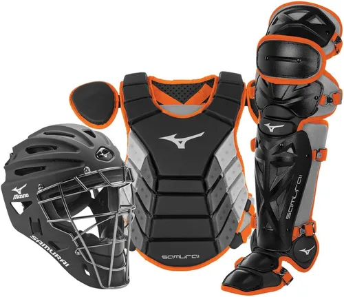 Vista 15 de Mizuno Samurai Baseball Boxed Catcher's Gear Set