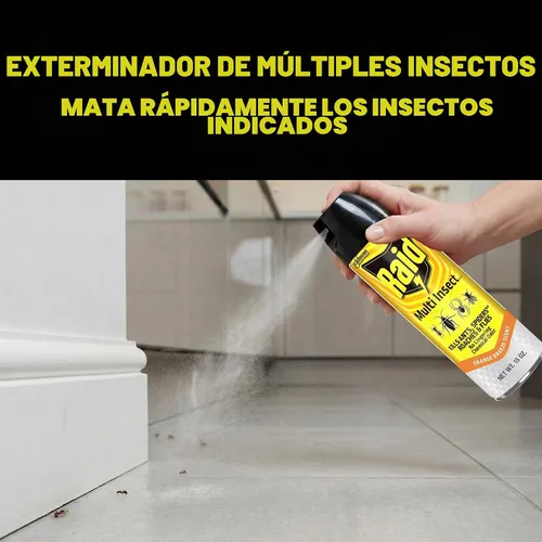 Vista 2 de Raid Multi insecto asesino insectos, brisa de naranja, 15 onzas