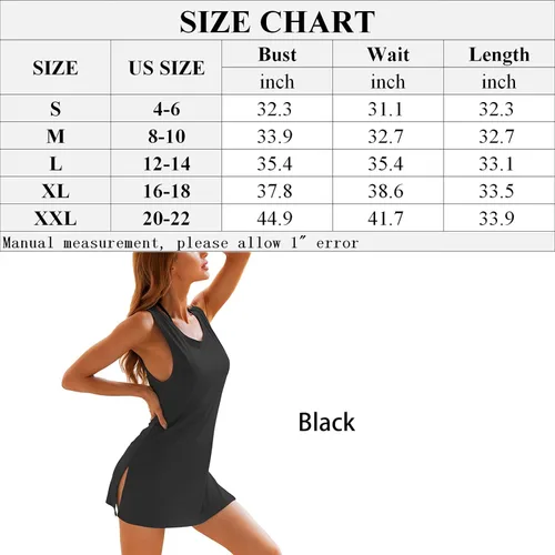 Vista 6 de YYA Sexy Tank Nightgowns for Women Sleeveless Sleep Shirts Chemise Night Lingerie Dress S-XXL
