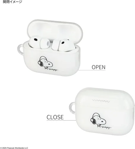 Vista 3 de Gourmandies Peanuts Snoopy AirPods Pro 3 compatible con Snoopy SNGG-205A