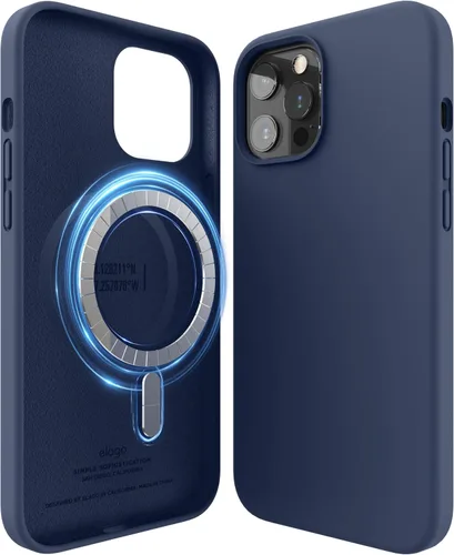 Vista 10 de elago Funda magnética de silicona compatible con MagSafe compatible con iPhone 12 y compatible con iPhone 12 Pro de 6.1 pulgadas, imanes integrados
