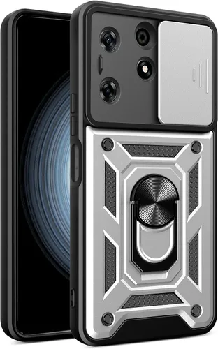 Vista 69 de Compatible con Tecno Camon 18P Bracket Shell, Slide Camera Lens Cover Case Azul
